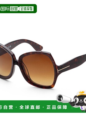 自营Tom Ford Women's 60mm Sunglasses - dark havana 美国奥莱
