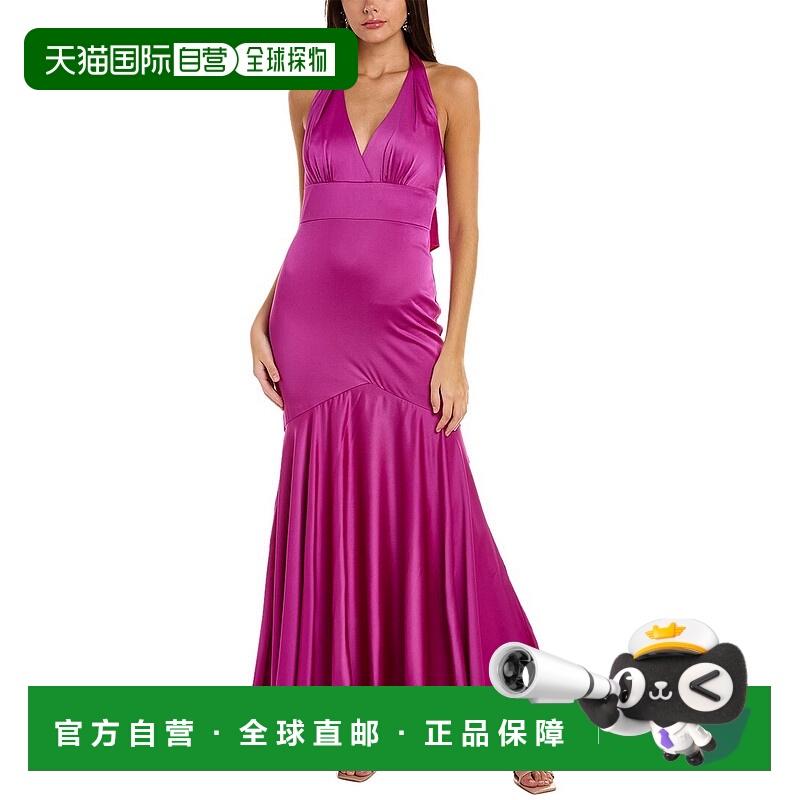 自营 Theia Celeste 礼服 - 红色 美国奥莱直发服饰连衣裙长裙