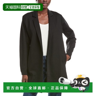 黑色 自营eileen 运动夹克 费舍尔长款 美国奥莱直发 fisher艾琳
