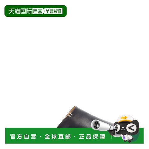 自营premiataPolished Black Calfskin Pointed Sabot - black 美