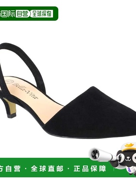 自营Bella Vita Sarah Pumps Women's Black Leather Pointed Toe