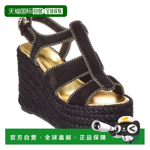 自营salvatore ferragamoFerragamo Renee Suede Wedge Sandal -