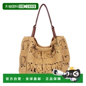 花朵 自营 美国奥莱直发 Feliz大号手提包 自然色调 the sakLos