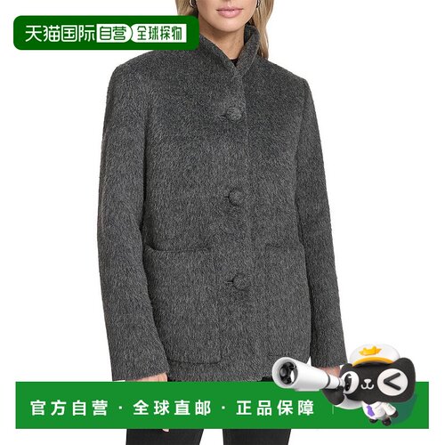 自营Andrew Marc Wool-Blend Piper Jacket - tan 美国奥莱直发