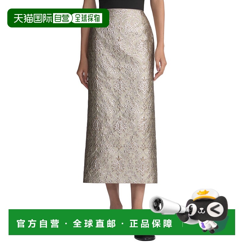 自营Lafayette 148 New York Maxi Pencil Skirt - tan 美国奥莱