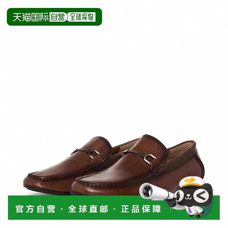 1h可退 美国直邮Steve Madden Privacy Cognac Leather男鞋乐福鞋