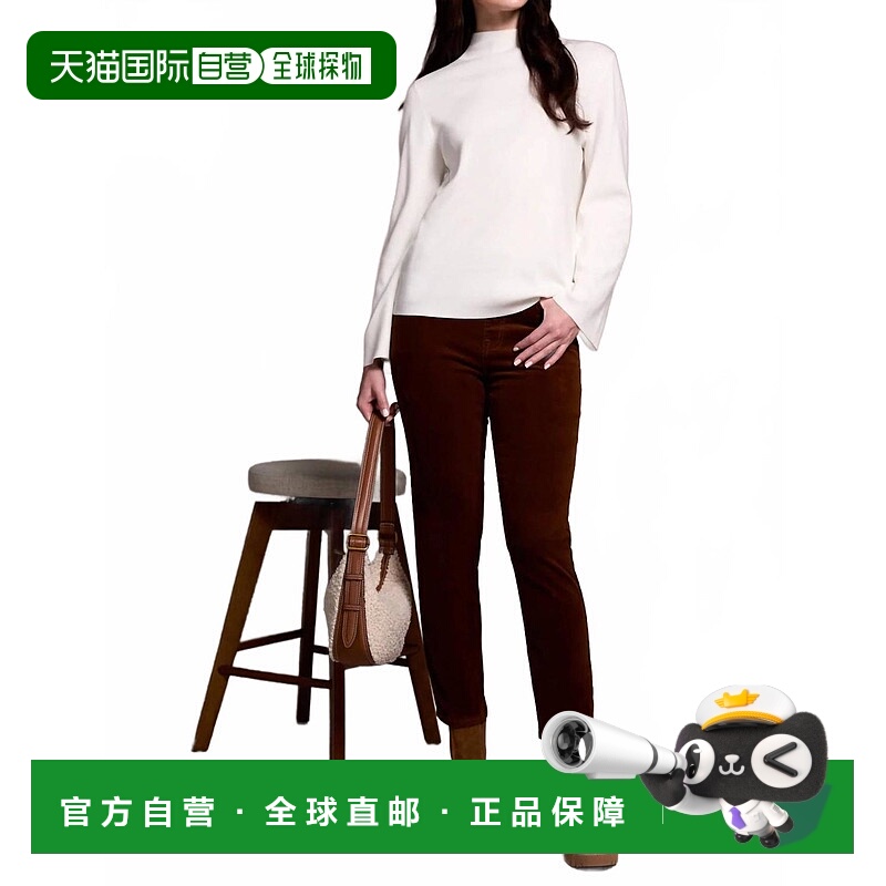 自营tribalLong Sleeve Funnelneck Sweater In Cream - cream 美