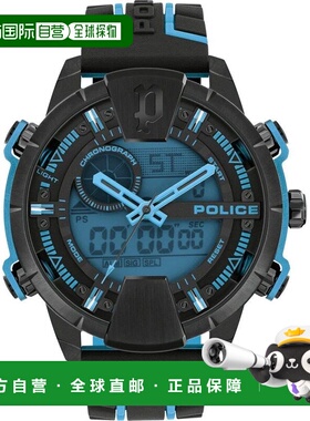 自营Police Synthetic Sport Men's Watch - black 美国奥莱直发