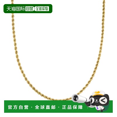 自营Ross-Simons Italian 2.6mm 10kt Yellow Gold Rope-Chain Ne