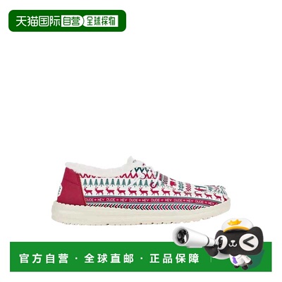 自营Women's Hey Dude Wendy Holiday Cheers白色/红色43009-119-