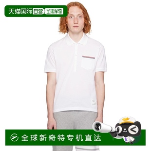 MJP 白色贴饰 Thom Browne 汤姆 香港直邮潮奢 Polo 男士 布朗 衫