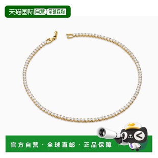金 自营 金立方锆网球项链 oliver18k 美国奥莱直发手链 liv