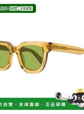 自营 Retrosuperfuture 女士圆形矩形太阳镜 Serio S5R Cola 49