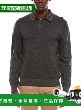 自营Vince Birdseye Polo Shirt - green 美国奥莱直发男装