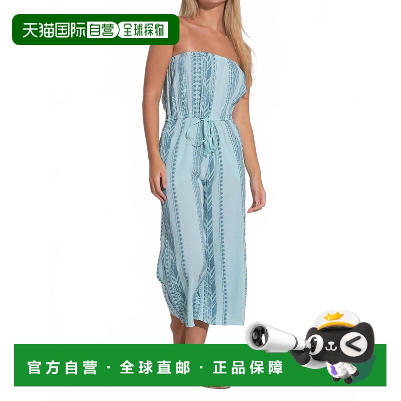 自营elanTwo Tone Strapless Jumper Romper In Blue - blue 美国