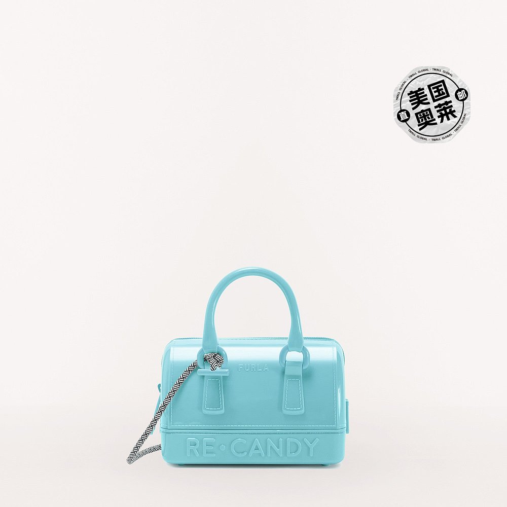 Furla/芙拉 Candy 迷你包 M蓝色 【美国奥莱】直发