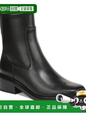 自营Franco Sarto Gavi Leather Bootie - black 美国奥莱直发