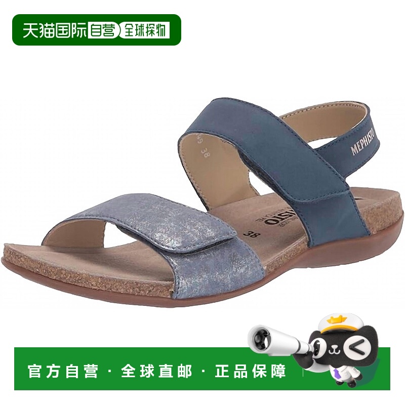 自营mephistoWomen's Agave Sandal In Denim Combo Strada 美国