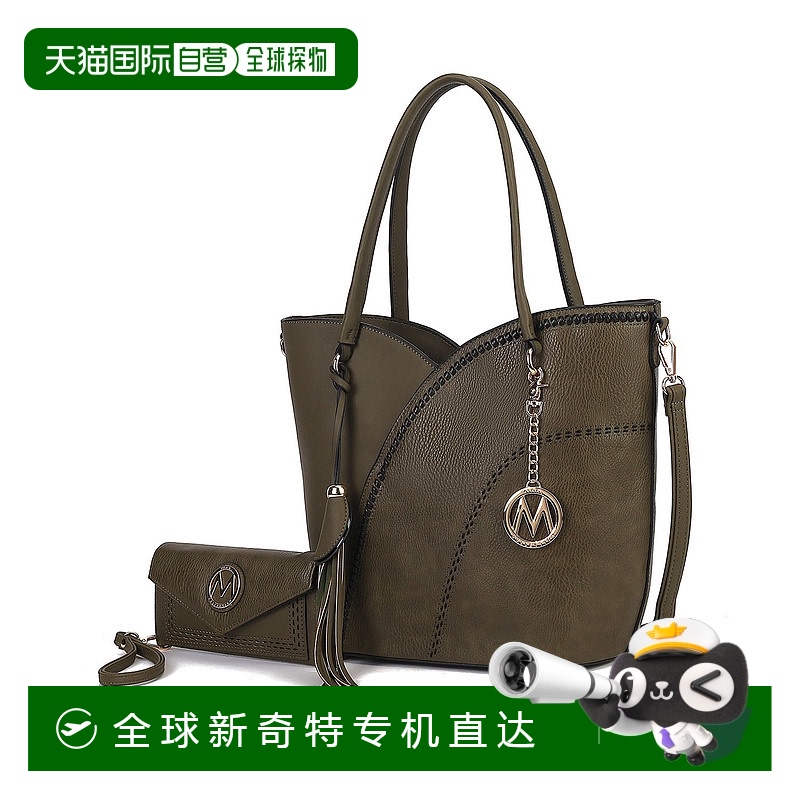 自营mia k collectionMia K-olive的Imogene女式带钱包单肩包 【