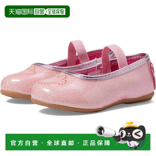 自营Josmo Minnie Dress FlatsPink Round Toe Slip On Mary Jane
