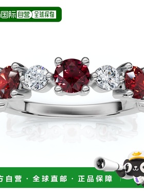 自营pompeii31Ct Sylvia Ruby & Diamond Anniversary Ring Gold