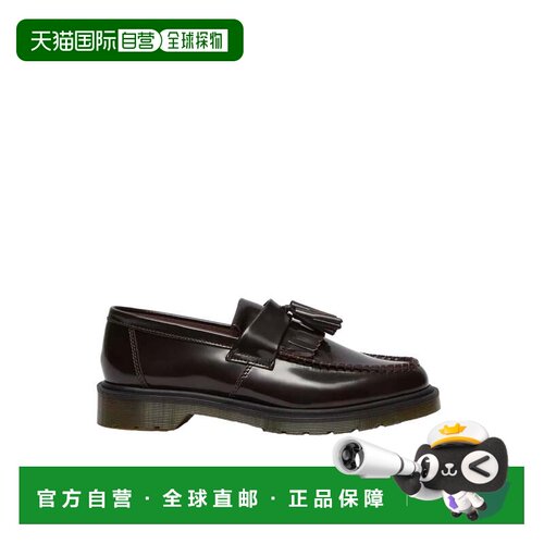 自营dr. martensCherry Red Arcadia Adrian Loafers - black 美
