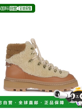 1h可退 香港直邮潮奢 Moncler 盟可睐 女士 黄褐色 Peka Trek 踝