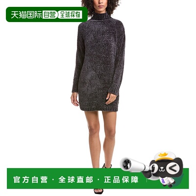自营Bella Dahl Turtle Neck Sweater Dress - grey 美国奥莱直发
