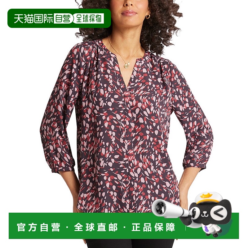 自营 NYDJ Pintuck Blouse - multi 美国奥莱直发