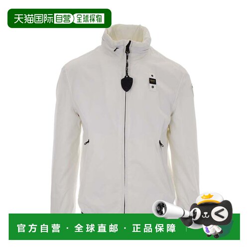 自营blauerWindbreaker Jacket with Hidden Hood and Taped Seam