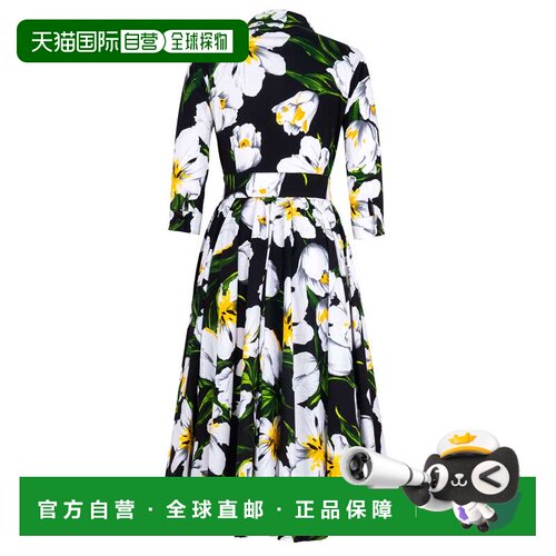 自营samantha sungEmperor Tulip Bright Abelia Dress Black  Mi