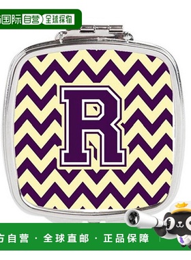 自营 Carolines Treasures CJ1058-RSCM 字母 R 雪佛龙紫色正品