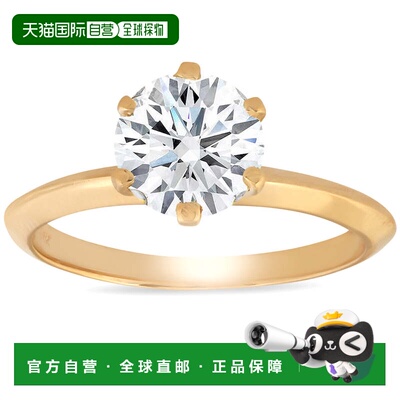 自营pompeii3pompeii 31 1/4 克拉钻石单石订婚戒指 14k 黄金 14k