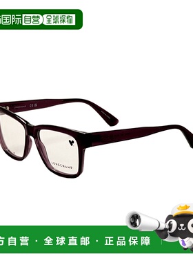 自营Longchamp女式52mm紫色镜片-透明紫色 美国奥莱直发