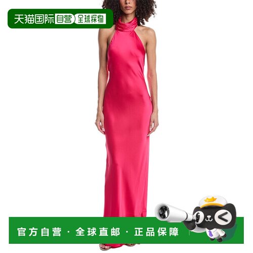 自营Ramy Brook Tatiana Gown - Pink 美国奥莱直发吊带连衣裙