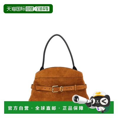 自营marc jacobsThe Suede Dakota Satchel - brown 美国奥莱直发