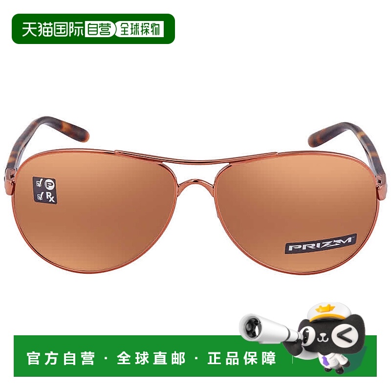 自营Oakley Feedback Prizm Tungsten Polarized Pilot Ladies Su