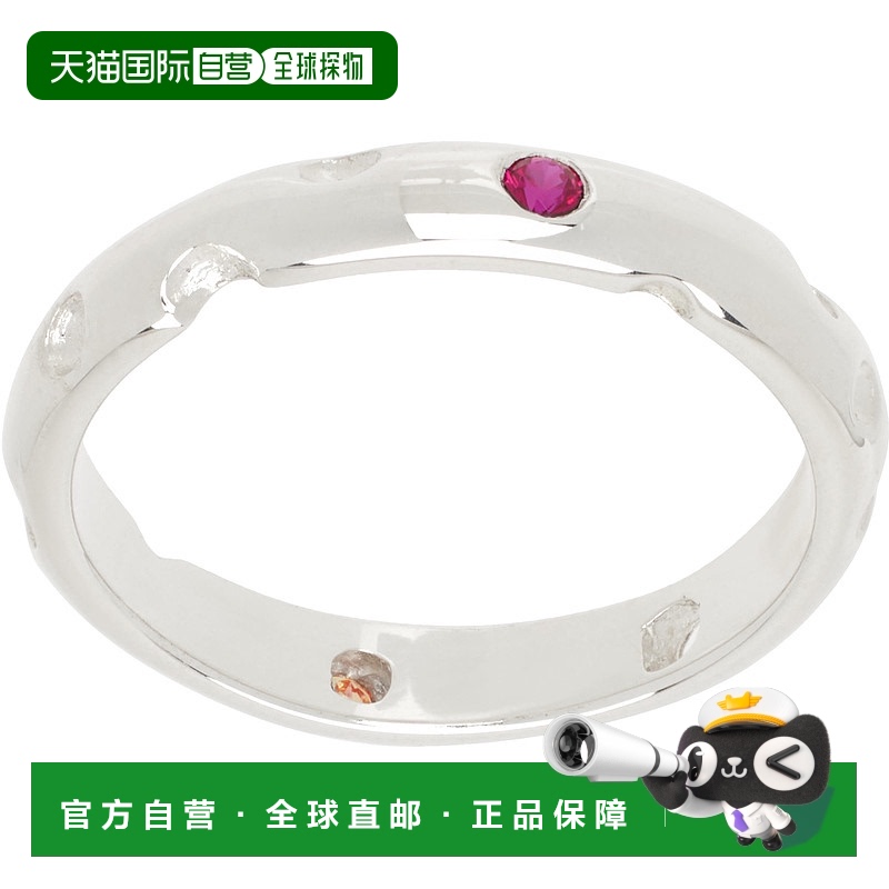1h可退 香港直邮潮奢 Bleue Burnham 男士 银色 Kimchi 戒指 KCHI