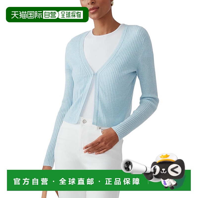 自营J.McLaughlin Imogen Cashmere Sweater - baby blue 美国奥