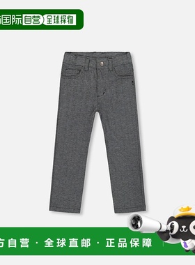 自营deux par deuxStretch Jacquard Pants Grey Herringbone - g