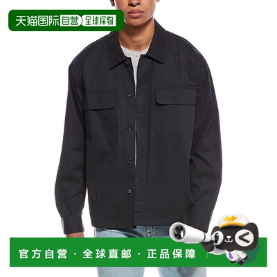自营FRAME Denim Double Pocket Overshirt - blue 美国奥莱直发