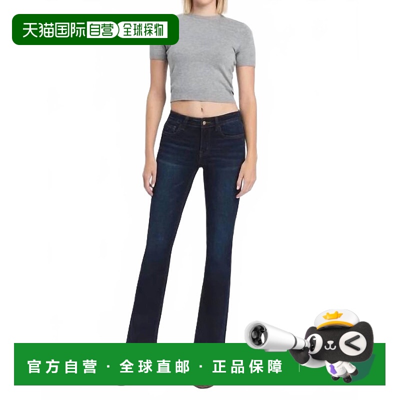 自营vervetMarlowe Mid Rise Bootcut Jeans In Blue - blue 美国