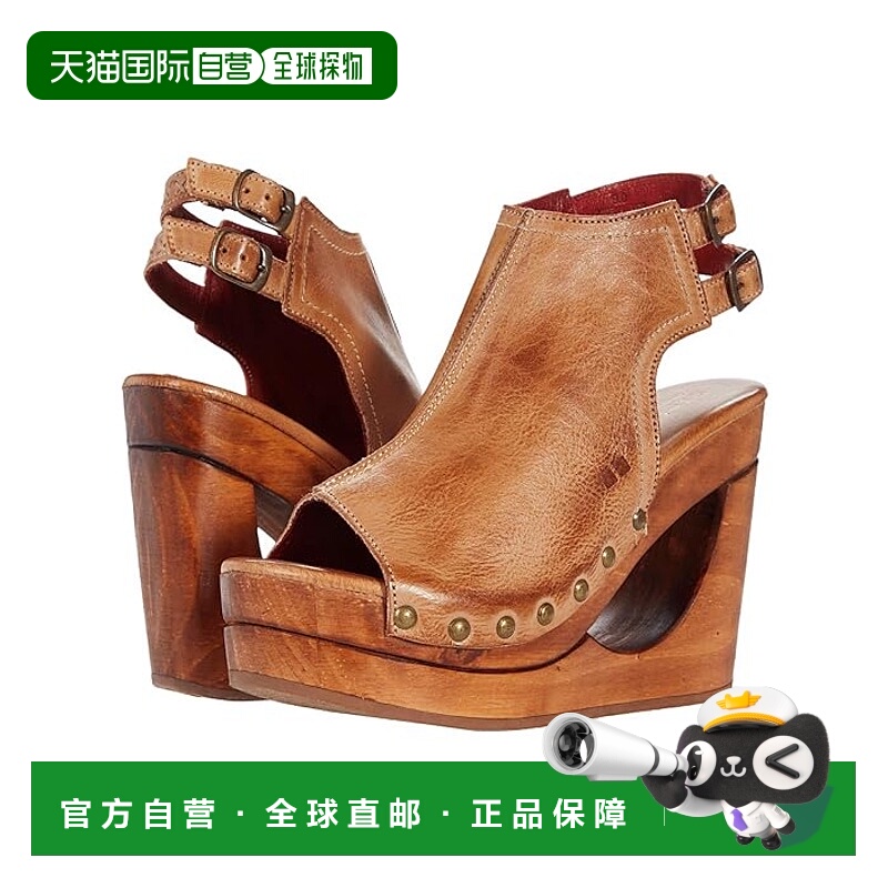 1h可退 香港直邮潮奢 bed stu 女士 imelda 高跟鞋 brown棕色 舒