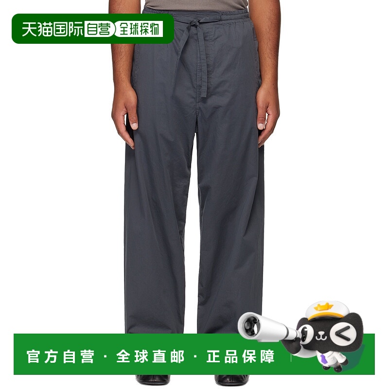 1h可退 香港直邮潮奢 Lemaire 男士 灰色 Pyjama 长裤 PA1211LF12