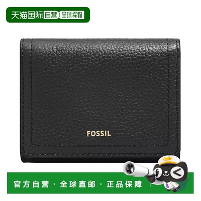 【美国直邮】Fossil Logan 皮革三折钱包 经典简约设计 质感优良