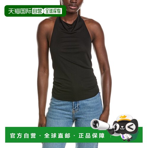 自营Paris Georgia Arlo Halter上衣-黑色 美国奥莱直发