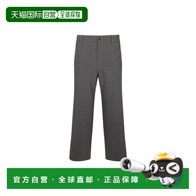 自营Brunello Cucinelli Wool Casual Women's Pants - gray 美国
