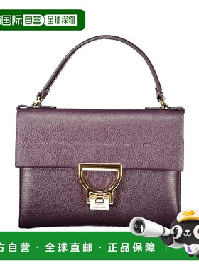 自营 Coccinelle Leather女式手提包-紫色 美国奥莱直发斜挎包