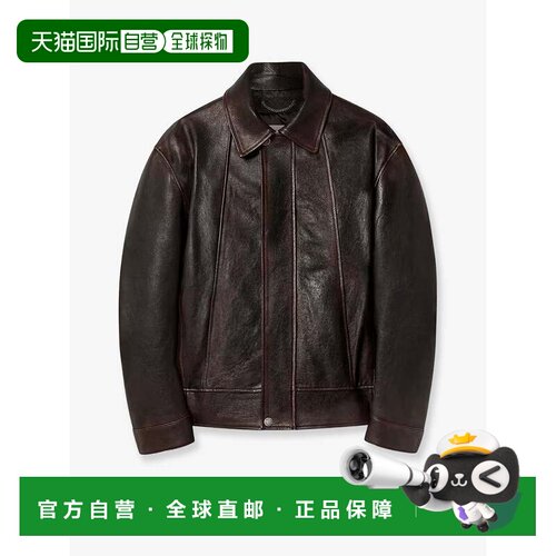 香港直邮GOLDEN GOOSE 夹克皮衣长袖皮夹克 GMP02531