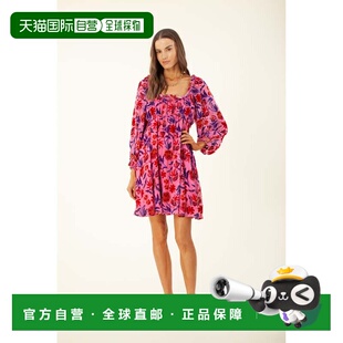 pink 自营hale 美国奥莱直发 Dress Burnout bobNarva Velvet